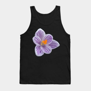 purple crocus, crocuses, spring flowers, bloom Tank Top